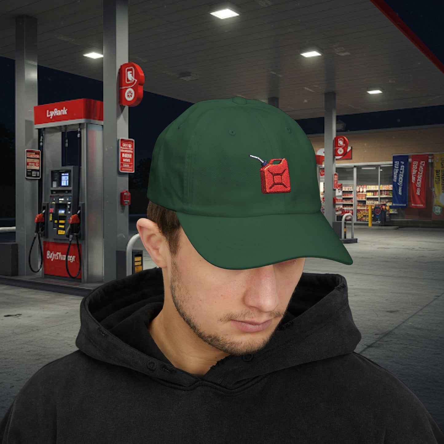 Embroidered Classic Dad Cap - Gas Can