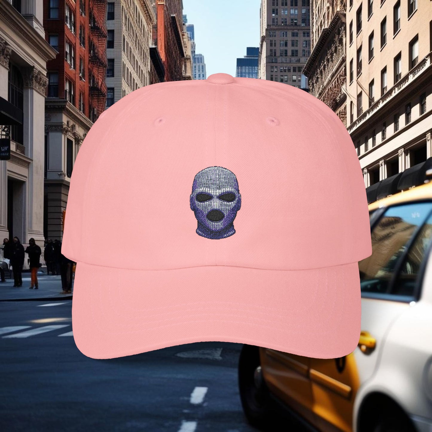 Embroidered Classic Dad Cap - Ski Mask