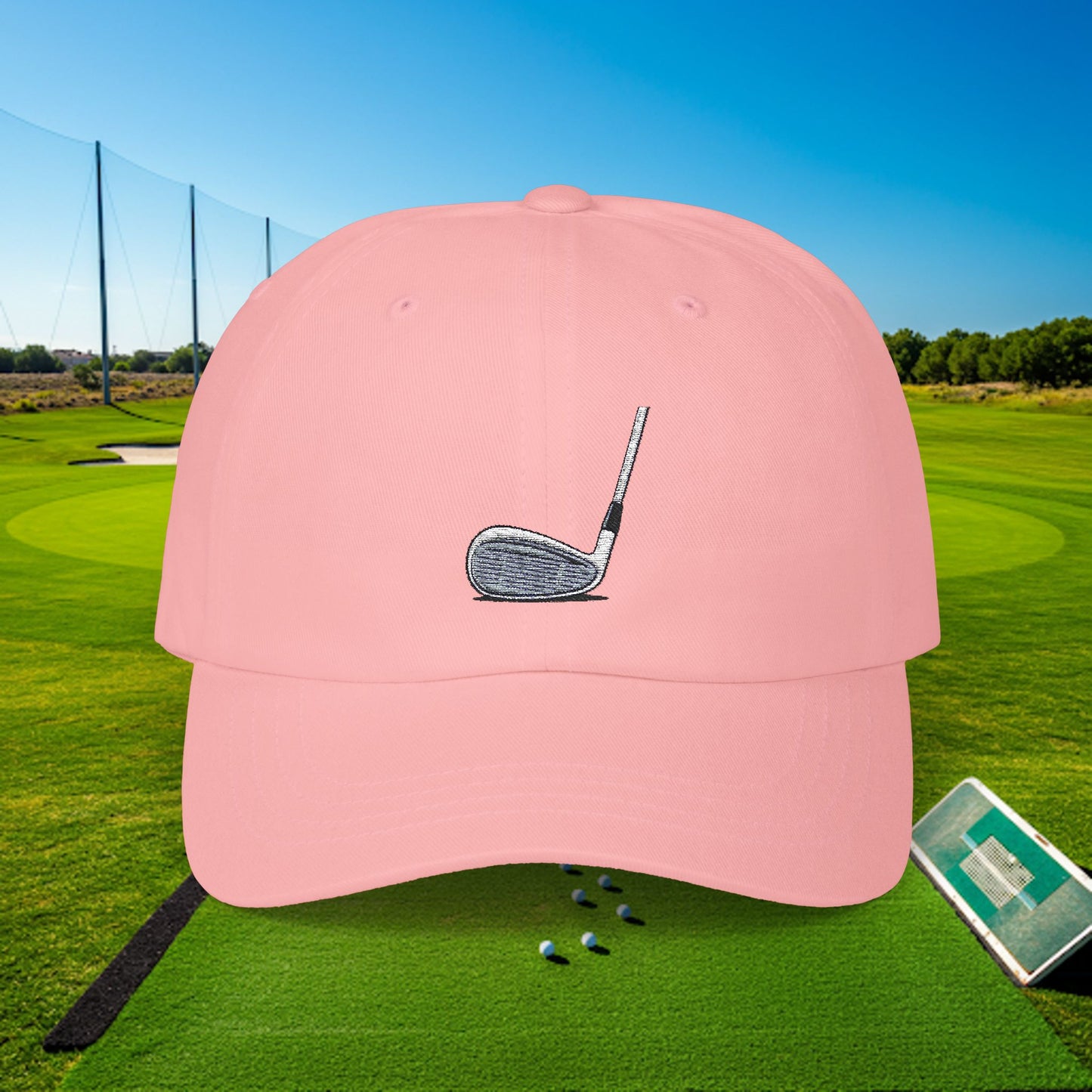 Embroidered Classic Dad Cap - Golf Club